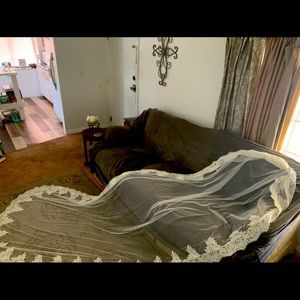 Ivory cathedral veil